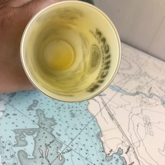 Vintage Michigan State / Lake Michigan Graphic Tourism Glass - Picture 7 of 7